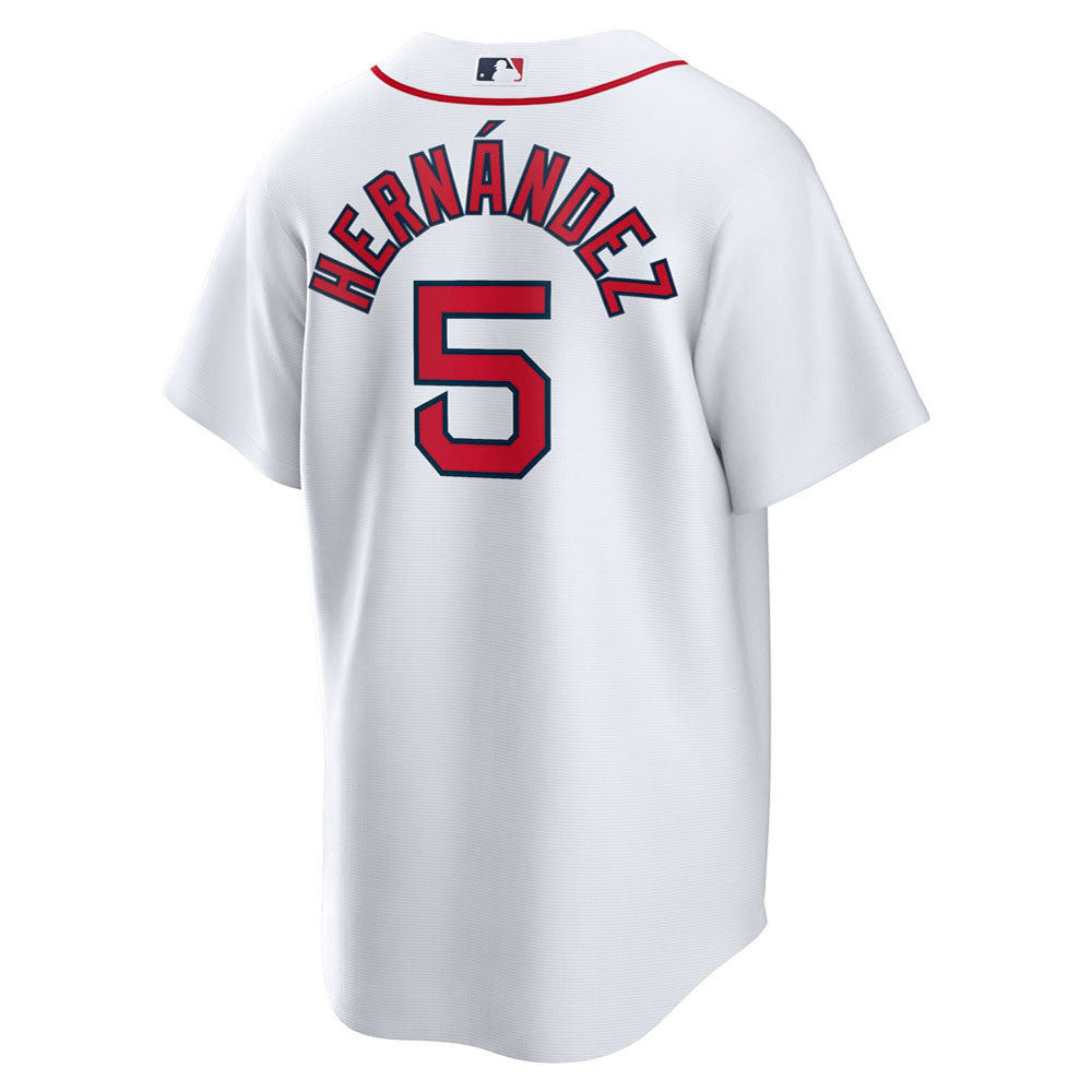 Men's Boston Red Sox Enrique Hernandez Home Official Player Jersey - White