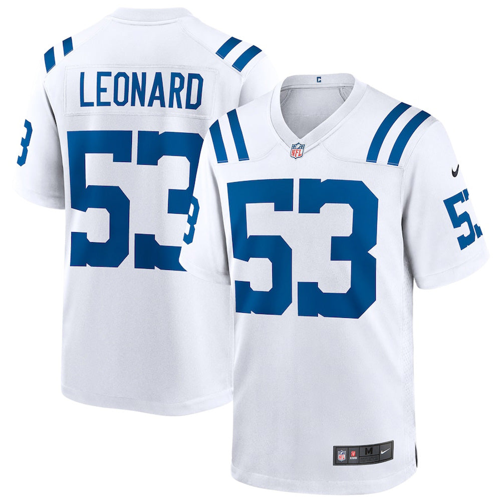 Men's Indianapolis Colts Shaquille Leonard Game Jersey - White